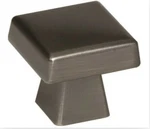 Box Of (10) Amerock 1-1/2IN (38MM) Length Square Gunmetal Knobs 55273 2000640. Fixed Price $40.00.