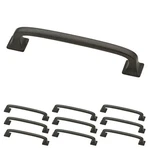 (10-PACK) Soft Iron Cabinet Handles, 4 Inch Hole Center, Pulls For Drawers,.... Fixed Price $38.99.