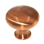 Belwith Fki Hardware Period Brass Satin Copper 1/4" Cabinet Knob BK13-SCO. Fixed Price $8.68.