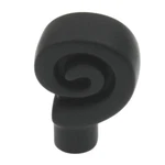 Amerock Swirl'z Flat Black 1/8" Novelty Cabinet Pull Knob BP9339FB. Fixed Price $5.34.