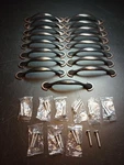 Lot Of 17 Liberty Black & Copper Kitchen Dresser 3" Drawer Pulls Knobs Cabinet. Fixed Price $49.97.