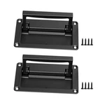 Black Zinc Alloy Pull Handle,recessed Flush For Drawer A.... Fixed Price $40.17.