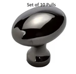 Set Of 10 Hickory Hardware Williamsburg 1-3/8 Inch Oval Cabinet Knob P3058-BLN. Fixed Price $16.50.