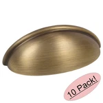 *10 Pack* Cosmas Cabinet Hardware Brushed Antique Brass Cup Handle Pull #783BAB. Fixed Price $26.57.