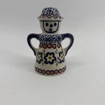 Manufaktura Poland Polish Pottery Salt Shaker, 1/3" Tall X 3.5 Widest Handmade. Fixed Price $24.00.
