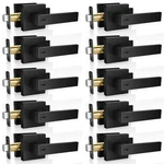 Onateel Privacy Door Levers, 10 Matte Black Handles, Pack,. Fixed Price $185.99.