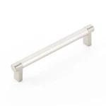 Emtek Select Cabinet Pull 6" C-c Rectangular Stem, Smooth Bar Satin Nickel. Fixed Price $35.20.