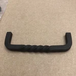 Emtek Cabinet Drawer Wrought Steel 4" C-c San Carlos Fixed Pull 76022FB. Fixed Price $14.41.