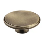 2X Rok Zen Flat Circle Rustic Brass Kitchen Cabinet Knob 2-1/4" K806857RB. Fixed Price $15.12.