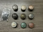 9 Hickory Hardware Different Finishes Cabinet Knob Handles Tropical Palm Fern (7. Fixed Price $35.00.