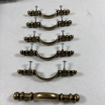 Amerock 745-1 Brass Cabinet Door/drawer Pull Handle 3 Vtg 6PC. Fixed Price $10.97.