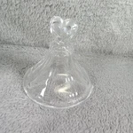 Vintage Clear Glass Heart Handle Romantic Wedding Decor 4.25IN. Fixed Price $14.00.