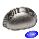 *5 Pack* Cosmas Cabinet Hardware Weathered Nickel Handle Cup Pulls #9461WN. Fixed Price $13.15.