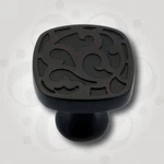 Allen Roth Aged Bronze Square Cabinet Knob 1-1/4 Decorative Scroll Hardware. Fixed Price $6.99.