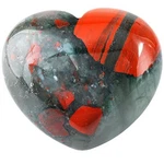 Rockcloud Healing Crystal Africa Bloodstone Heart Love Carved Palm Worry. Fixed Price $20.79.