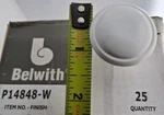 Belwith P14848-W White Circle Knob Lot 25 Pulls Cabinet Door Drawer Kitchen Bath. Fixed Price $32.99.