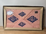 Nib Mid Century Cannon 4 Pc His & Hers Pink Embroidered Bath Towel Ensemble Set. Fixed Price $35.00.