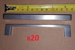 20 Pc Cabinet Door/drawer Handles/pull Aluminum 5" New Kitchen 8419-28B Lot Diy. Fixed Price $39.99.