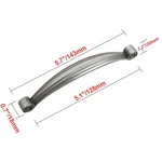 Utopia Alley Whitton Pull Handle-decorative Pewter Metal Drawer 5.0". Fixed Price $83.19.