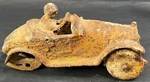 Antique Heavily Aged Walker & Stewart Cast Iron Racer Car Rust Buried Find. Fixed Price $121.50.