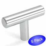 *5 Pack* Cosmas Cabinet Hardware Polished Chrome T-knob #305CH. Fixed Price $7.04.