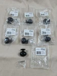 Allison BP53018FB Matte Black Round Cabinet Knobs - Set Of 7 With Screws. Fixed Price $24.99.