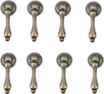 Mcredy 8 Pcs Cabinet Tear Drop Pull Antique Bronze Handles Knobs. Fixed Price $17.86.