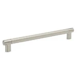Set Of Amerock Bronx 10-1/16 (256MM) Modern Satin Nickel Bar Cabinet Pull. Fixed Price $35.99.