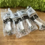 Lot Of 4 Amerock Polish Brass & White Porcelain Center Cabinet Pull Handles New. Fixed Price $11.99.