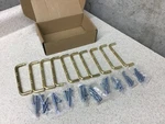 New Lot Of 10 Coinkoly 4 Centers Cabinet Pulls Kitchen Handles Brass Colored. Fixed Price $19.76.