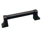 Brainerd Hollister Square 3-IN 76MM Bronze W/copper Handle Pull Lot Of 4 117. Fixed Price $8.01.
