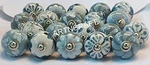 Jgarts 20 Grey & White Cream Ceramic Pottery Door Knobs ,. Fixed Price $24.79.