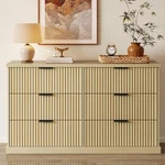 Maxe Collection 6-DRAWER Double Dresser For Bedroom, 54.2-INCH Wide Chest O.... Fixed Price $194.60.