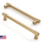 Asidrama 10 Pack 6.3 Inch Cabinet Pulls Champagne Bronze Knurled Handles Kitchen. Fixed Price $84.54.