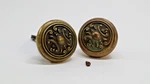 Rare Brass Reading Hardware Company (rhco) Reole Door Knob Set & Spindle. Fixed Price $55.00.
