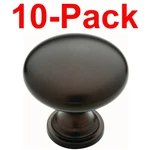 Liberty Hardware 10-PACK 1-1/4 Inch Mushroom Cabinet Knob, Oil Rubbed Bronze. Fixed Price $11.40.