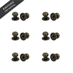 Antrader Mini Box Cabinet Metal Round Head Pull Handle Knobs For Bronze. Fixed Price $9.11.