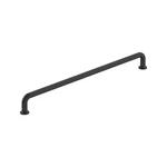 Pack Amerock Factor 12-5/8 Inch (320MM) Center-to-center Matte Black Cabinet. Fixed Price $18.00.