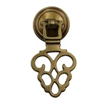 Belwith Queen Anne Lancaster Brass 1/2" Lace Cabinet Ring Pull P8005-LP. Fixed Price $8.38.
