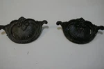 Black Finish Cabinet Or Furniture Drawer Style Bail Pull Handle 3 1/2 Center. Fixed Price $14.95.