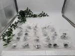 27 New Cosmas Polished Chrome Silver Cabinet Hardware Pulls Knobs X 1.4". Fixed Price $25.00.