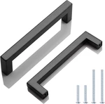 6 Pack 5 Matte Black Kitchen Cabinet Door Handles - Stainless Steel Drawer. Fixed Price $27.99.