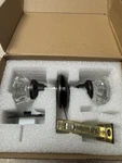 New Gatehouse Oil Rubbed Glass Clear Indoor Knob Antique Bronze. Fixed Price $20.00.