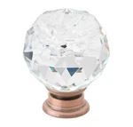 Gliderite 1-5/8" Round K9 Crystal Cabinet Knob Oil Rubbed Bronze 9003-ORB-40-1. Fixed Price $5.49.