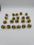 Hand Painted Sunflower Ceramic Knobs For Kitchen Cabinet Drawer Pulls Set Of 21. Fixed Price $40.50.