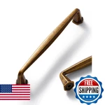Jiasenbao 10 Pack Antique Brass Cabinet Pulls 5" Hole Center Vintage Drawer. Fixed Price $85.98.