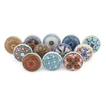 Rasiya Art Cabinet Knobs For Dresser Drawers Assorted Decorative Mandala Doo.... Fixed Price $22.19.