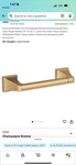 Amerock BH36001CZ Blackrock Tissue Roll Holder Champagne Bronze. Fixed Price $15.00.