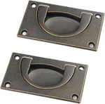 Tulead Flush Pull Handles Zinc Alloy Sliding Door Finger Bronze. Fixed Price $14.64.
