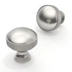 10 Pack Brushed Satin Nickel Knurled Cabinet Knobs 1-1/5 INCH(30MM) Single Ho.... Fixed Price $21.19.